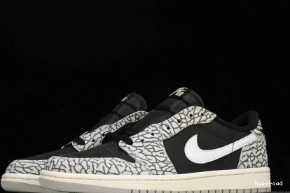 Hyperoad 1 Black OG Retro Low Jordan Cement 0714
